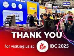 Thank you for visiting us at IBC 2025